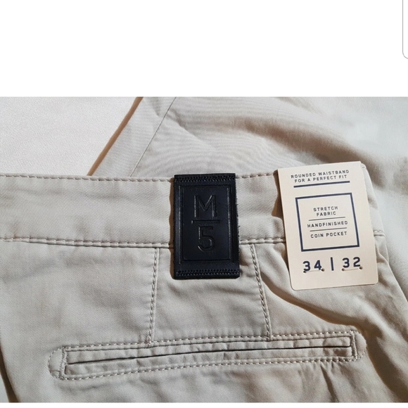 Meyer Pure Organic Cotton Mens M5 Chino Trousers / Size 34W | 32L - Picture 10 of 12